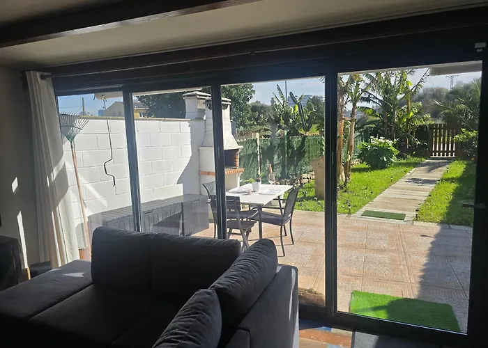 招待所 Privada Con Jardin Chimenea Y Parking En